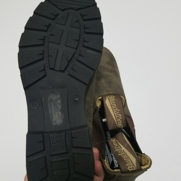 New Blundstone 585 Rustic Brown Chelsea Boots - Picture 7 of 7